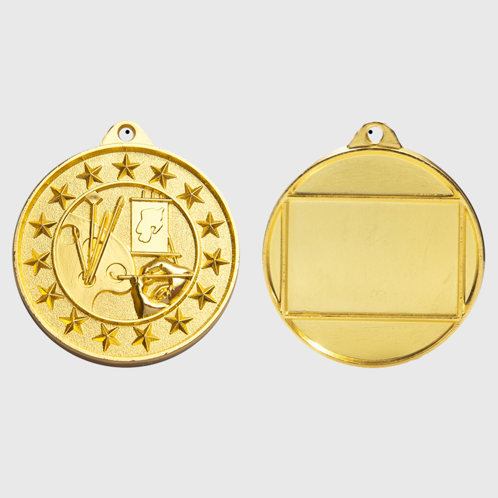 Art Starry Medal Gold 50mm
