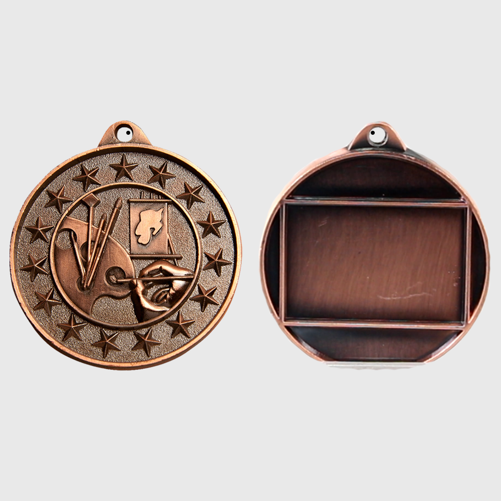 Art Starry Medal Bronze 50mm