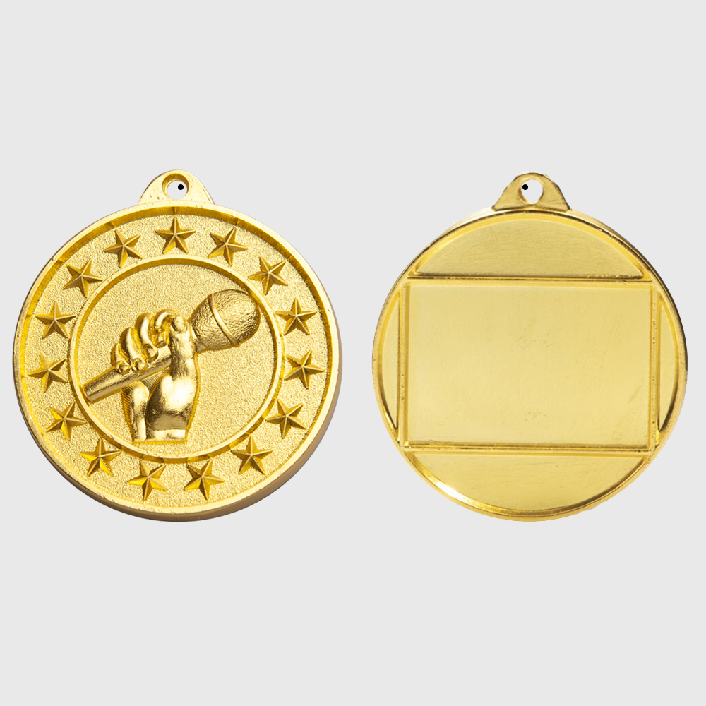 Microphone Starry Medal Gold 50mm