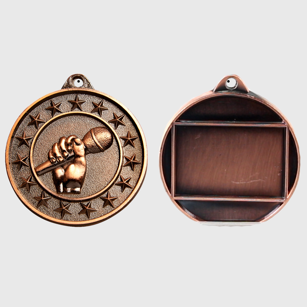 Microphone Starry Medal Bronze 50mm