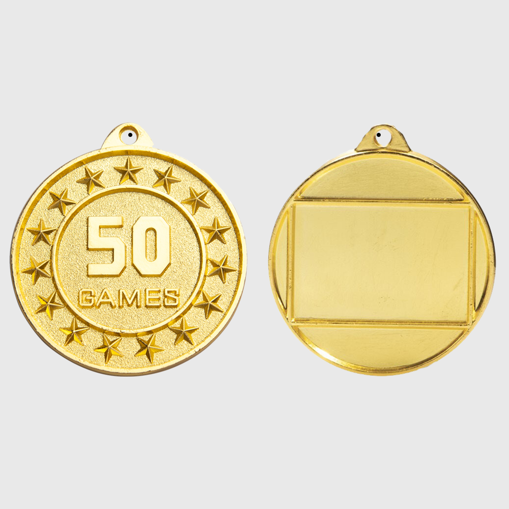 50 Games Starry Medal Gold 50mm