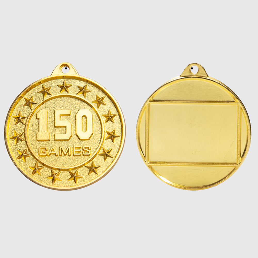 150 Games Starry Medal Gold 50mm