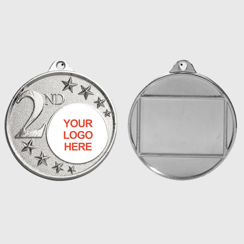 2nd Place Logo Starry Medal 50mm