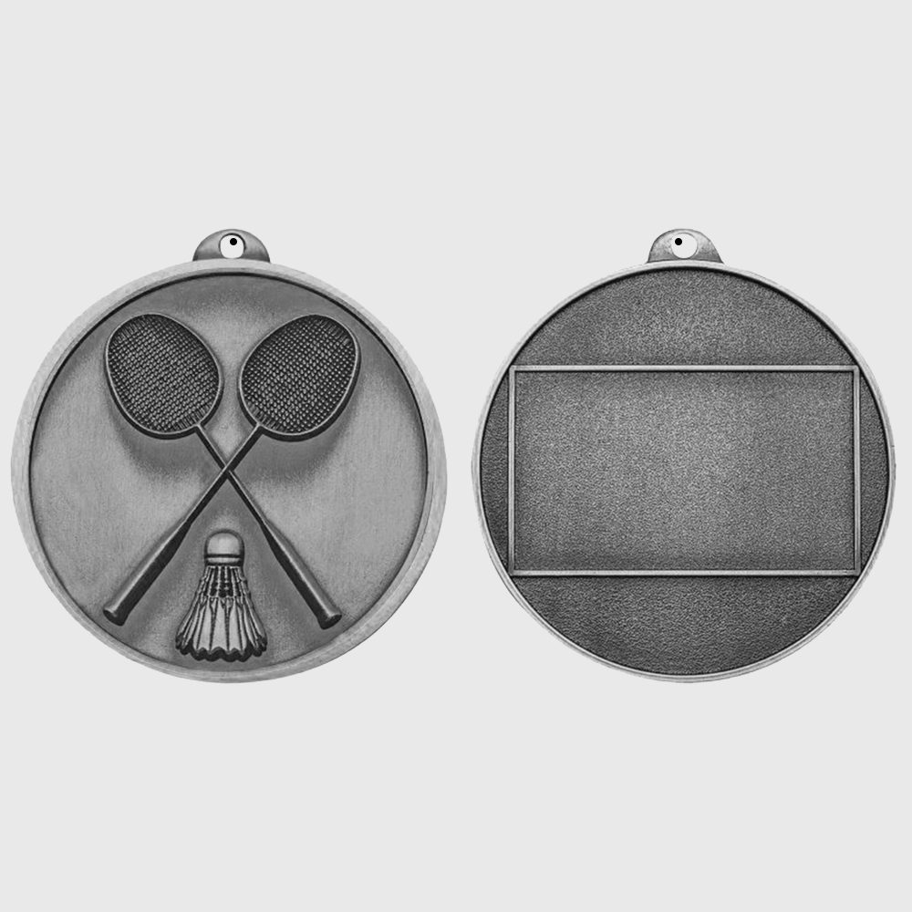 Triumph Badminton Medal 55mm Silver