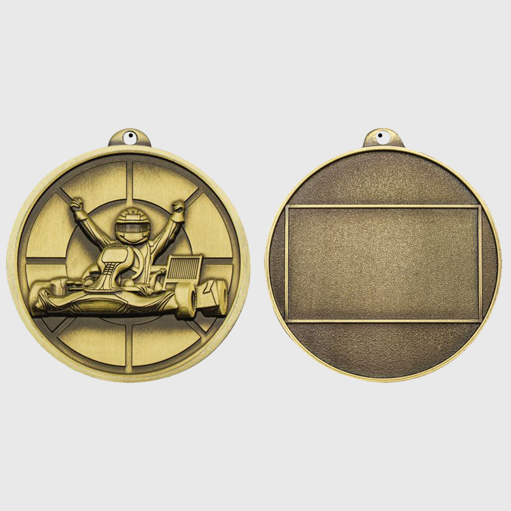 Triumph Go Kart Medal 55mm Gold