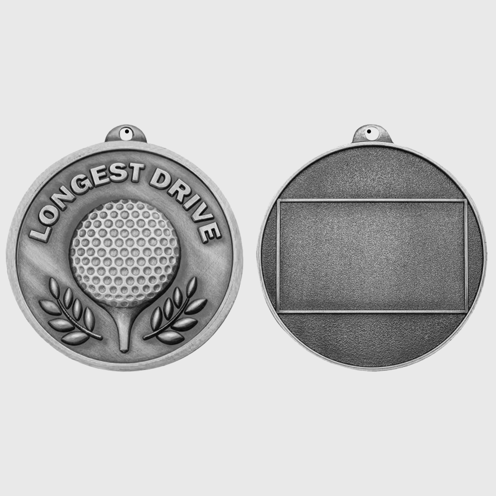 Triumph Longest Drive Medal 55mm Silver