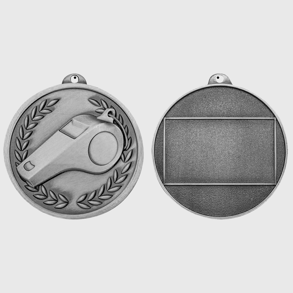 Triumph Whistle Medal 55mm Silver