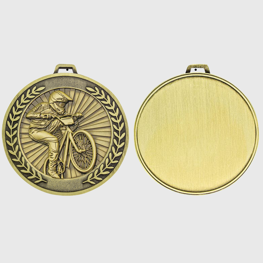 Heavyweight BMX Medal 70mm Gold