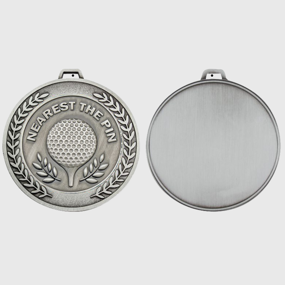 Heavyweight Nearest the Pin Medal 70mm Silver