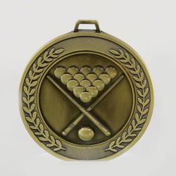 Heavyweight Billiards Medal 70mm Gold