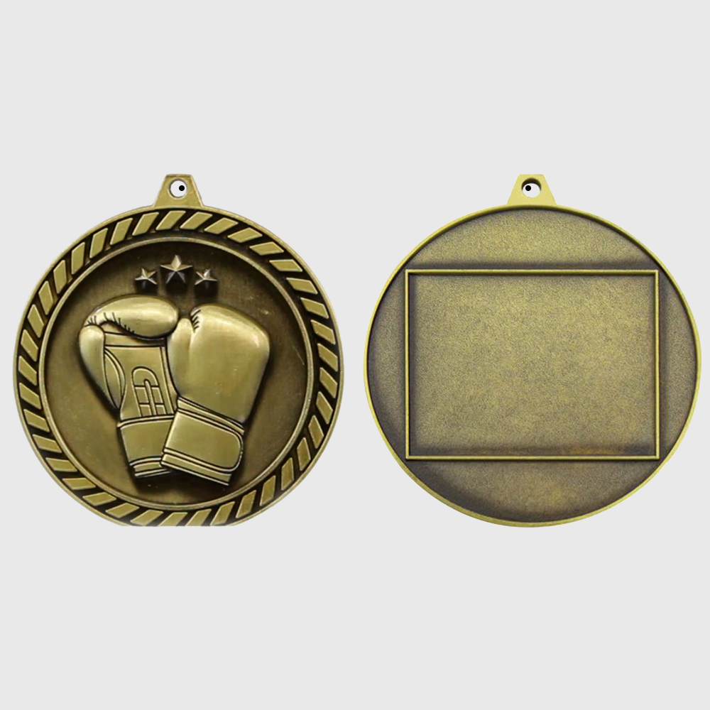 Venture Boxing Medal Gold 60mm
