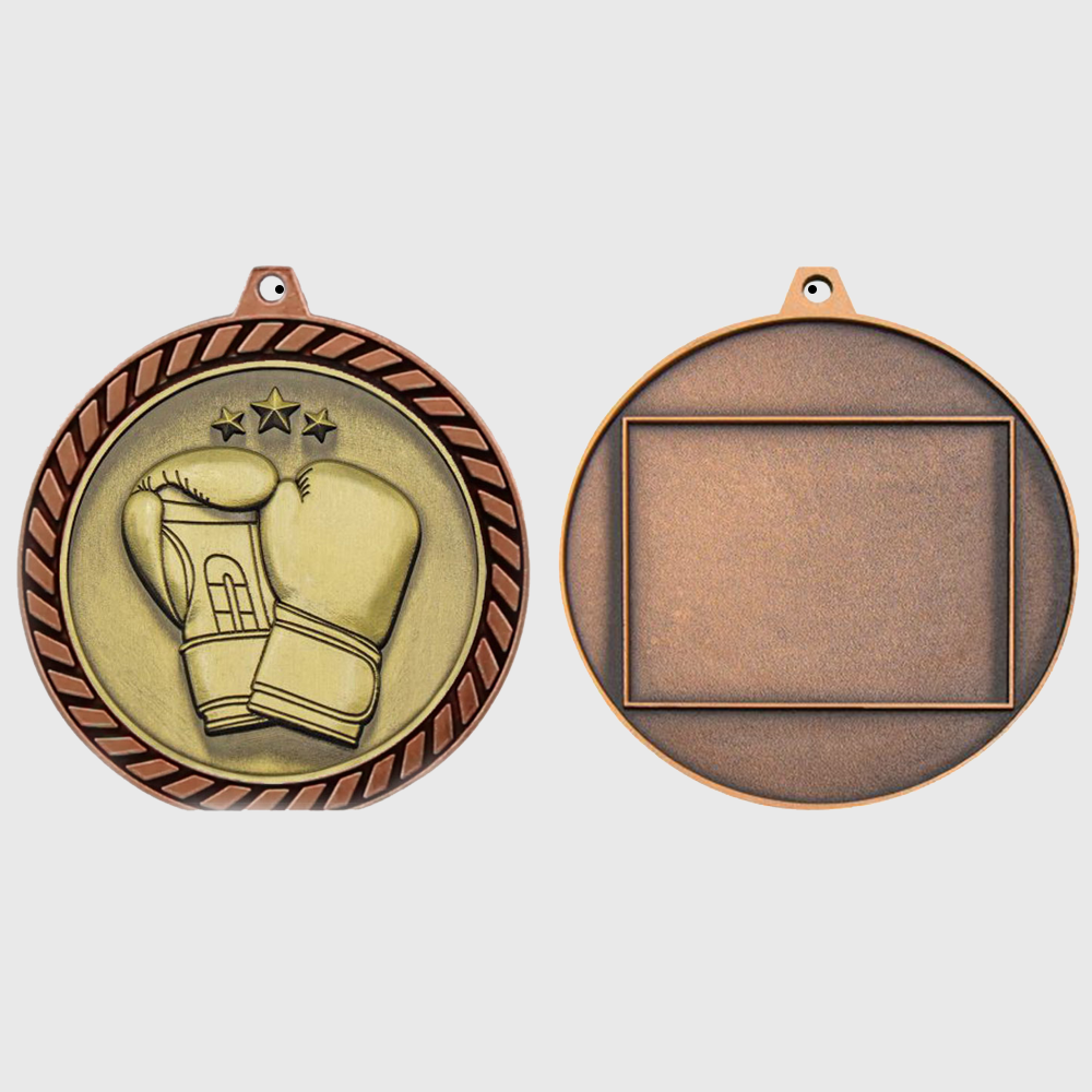 Venture Boxing Medal Bronze 60mm