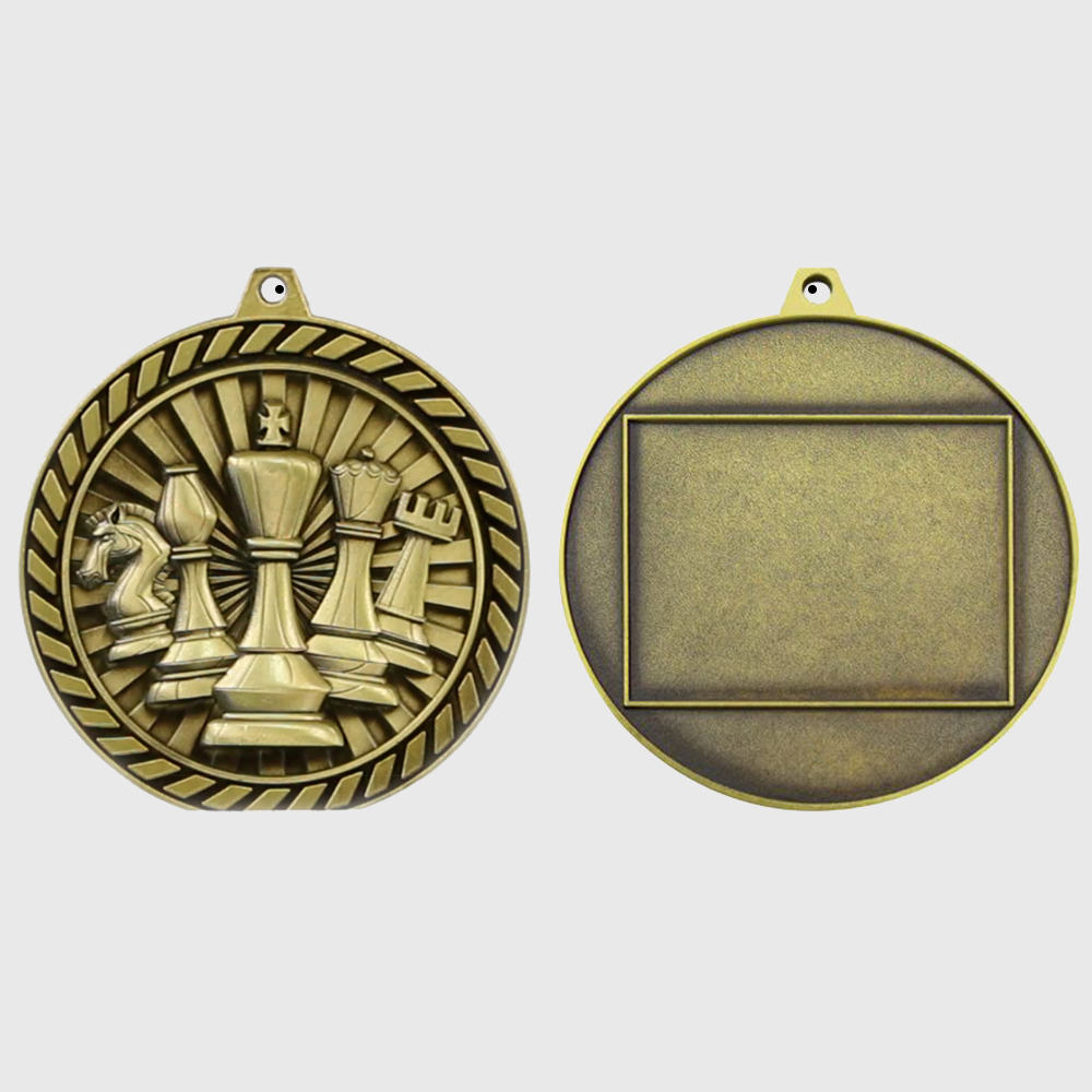 Venture Chess Medal Gold 60mm