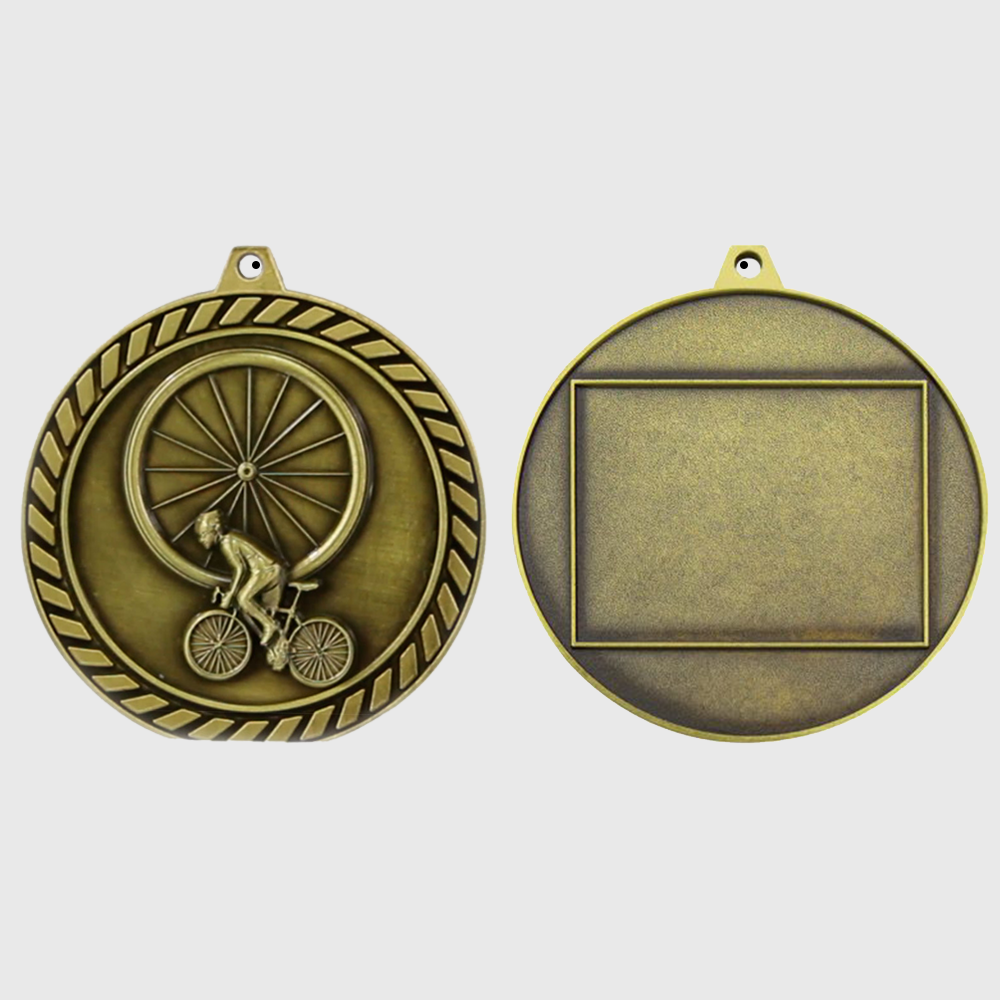 Venture Cycling Medal Gold 60mm