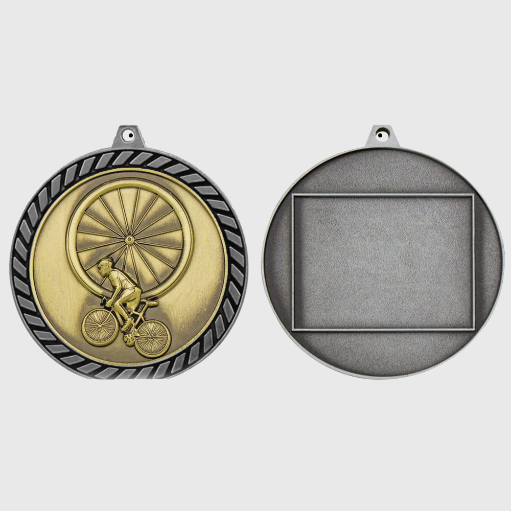 Venture Cycling Medal Silver 60mm