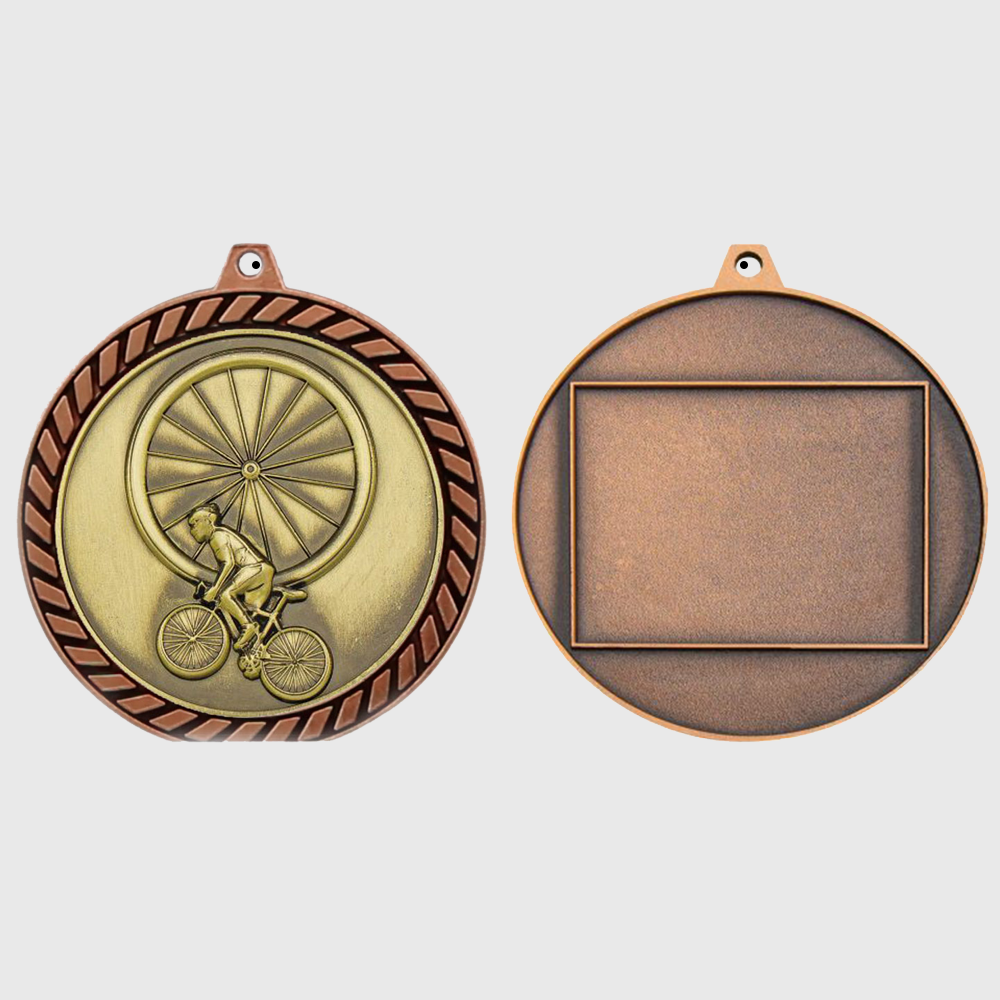 Venture Cycling Medal Bronze 60mm