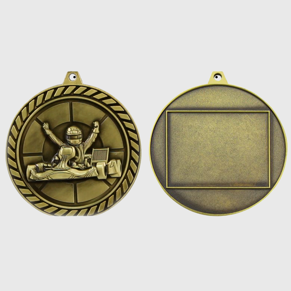 Venture Go Kart Medal Gold 60mm