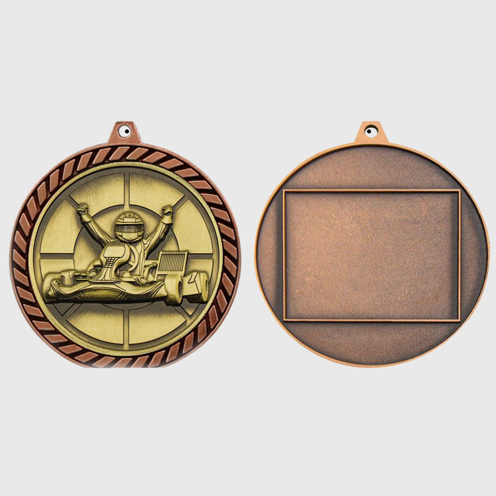 Venture Go Kart Medal Bronze 60mm