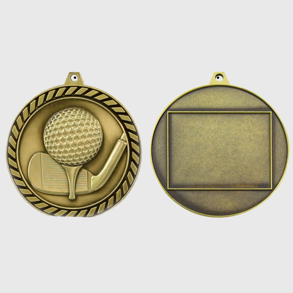 Venture Golf Medal Gold 60mm