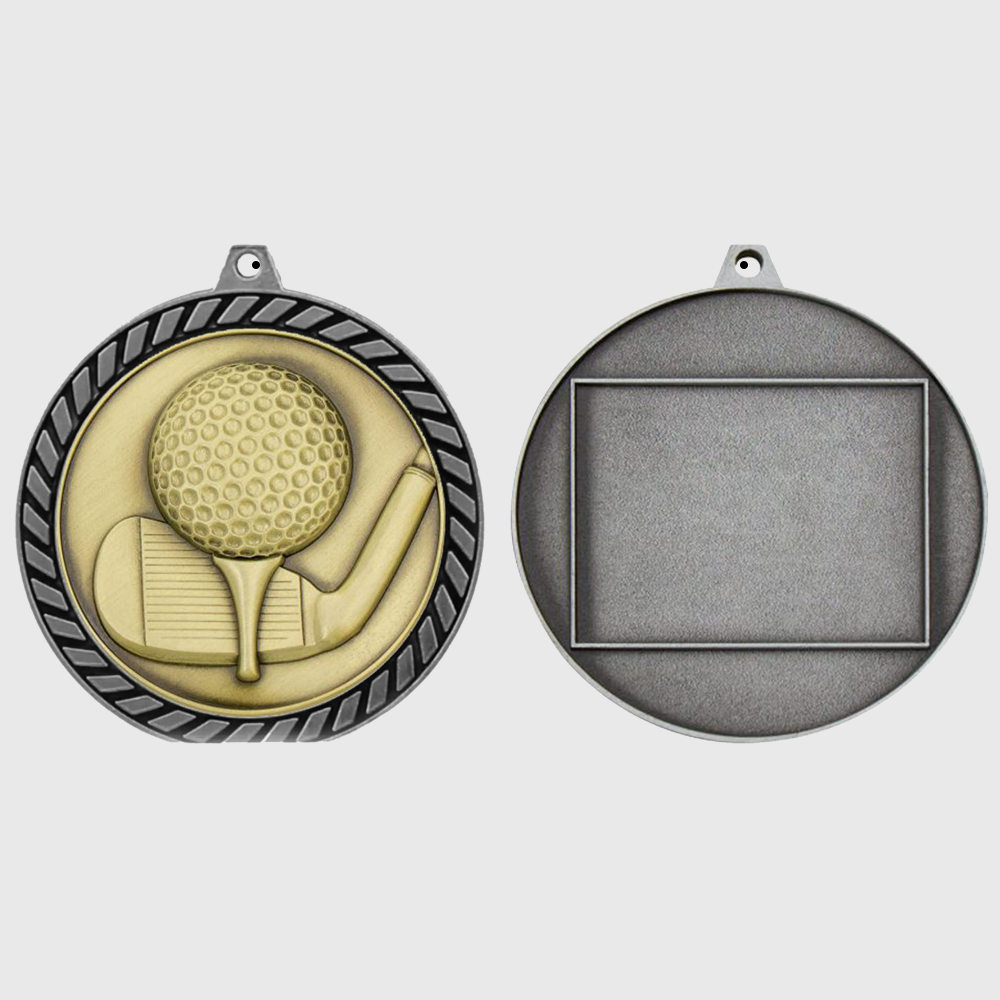 Venture Golf Medal Silver 60mm