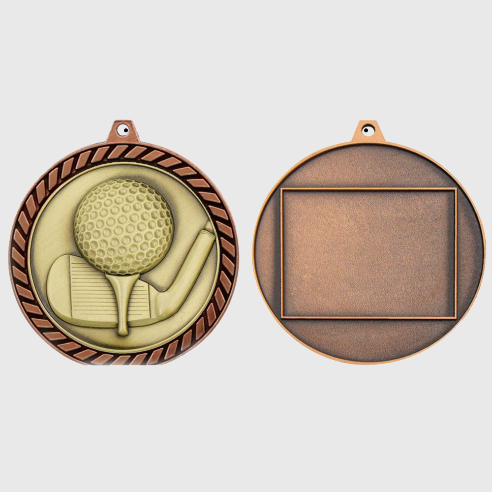 Venture Golf Medal Bronze 60mm