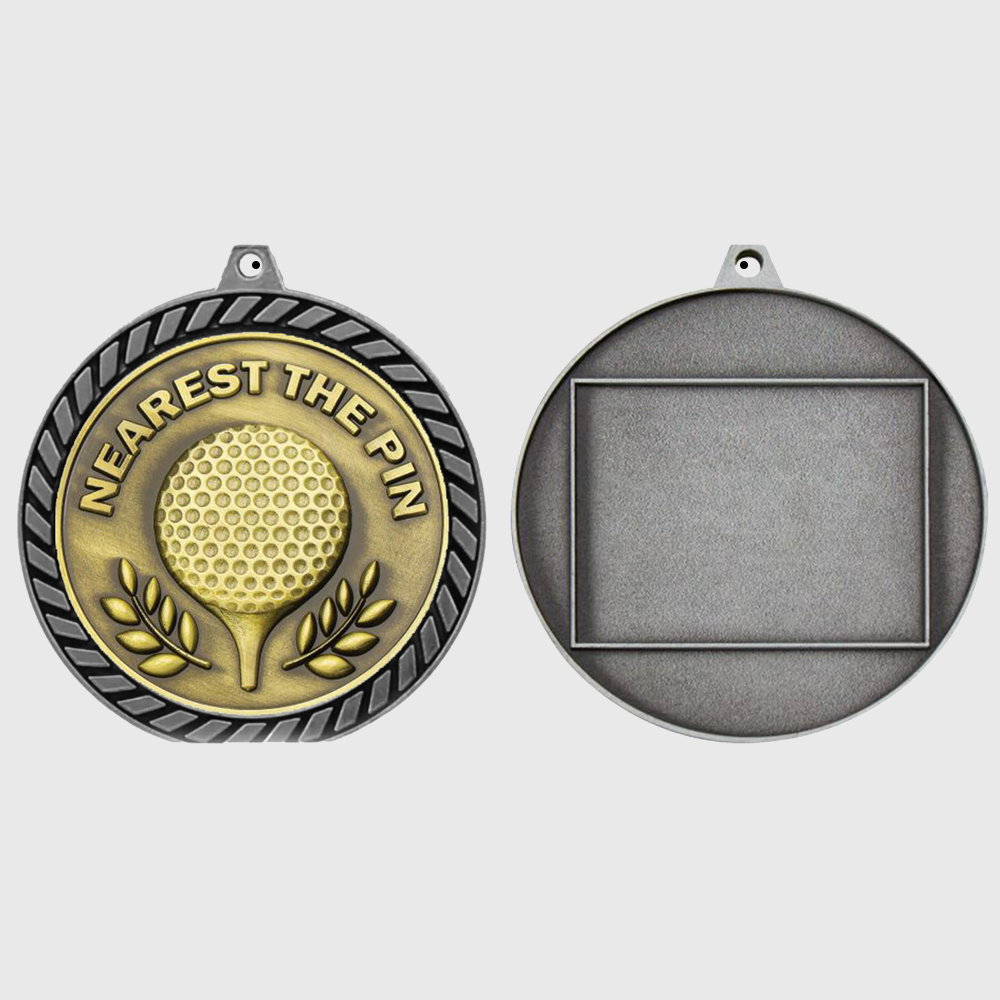 Venture Nearest the Pin Medal Silver 60mm