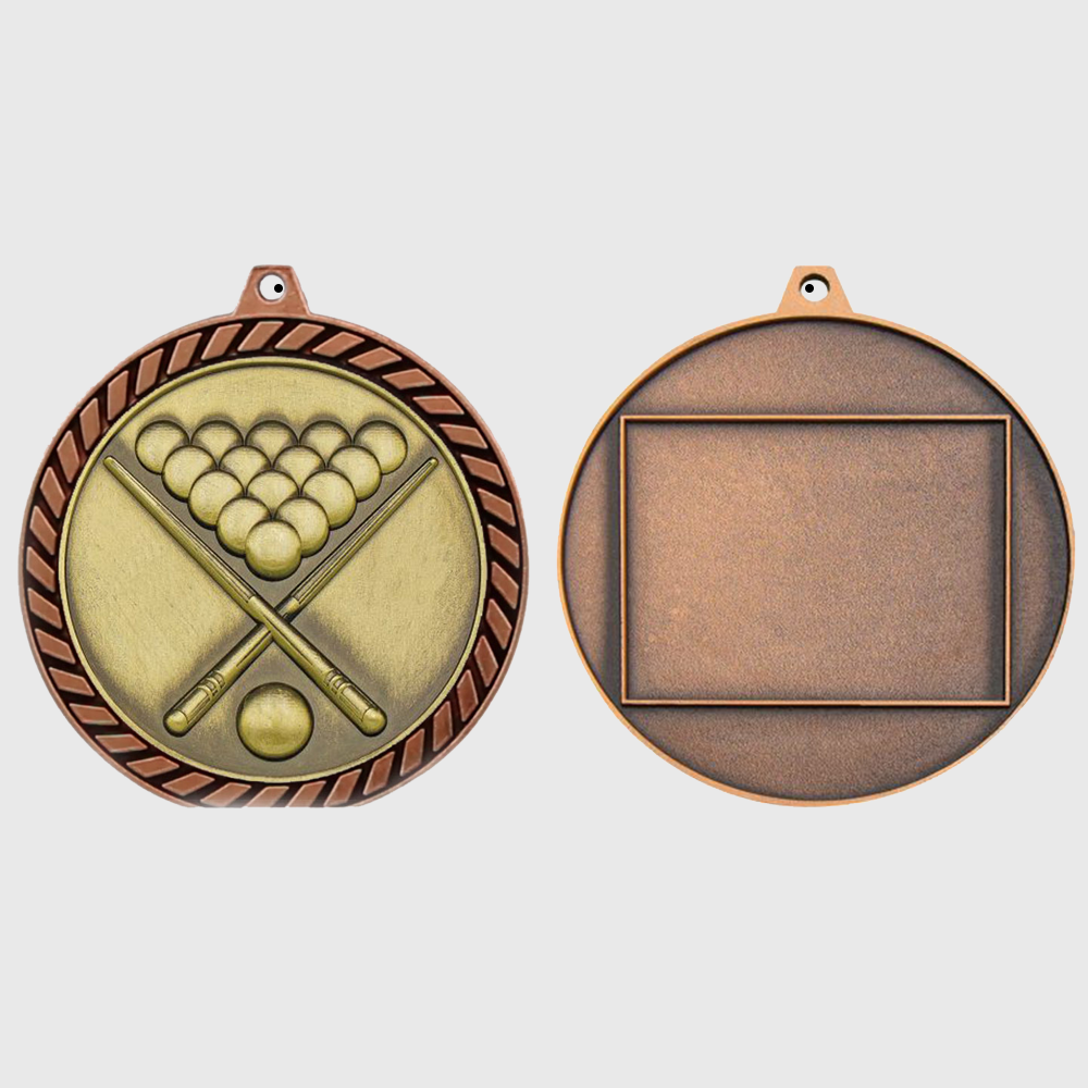 Venture Billiards Medal Bronze 60mm