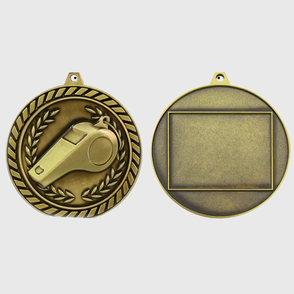 Venture Whistle Medal Gold 60mm