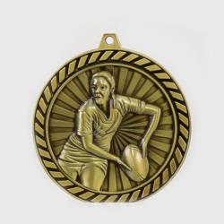 Venture Rugby Female Medal Gold 60mm
