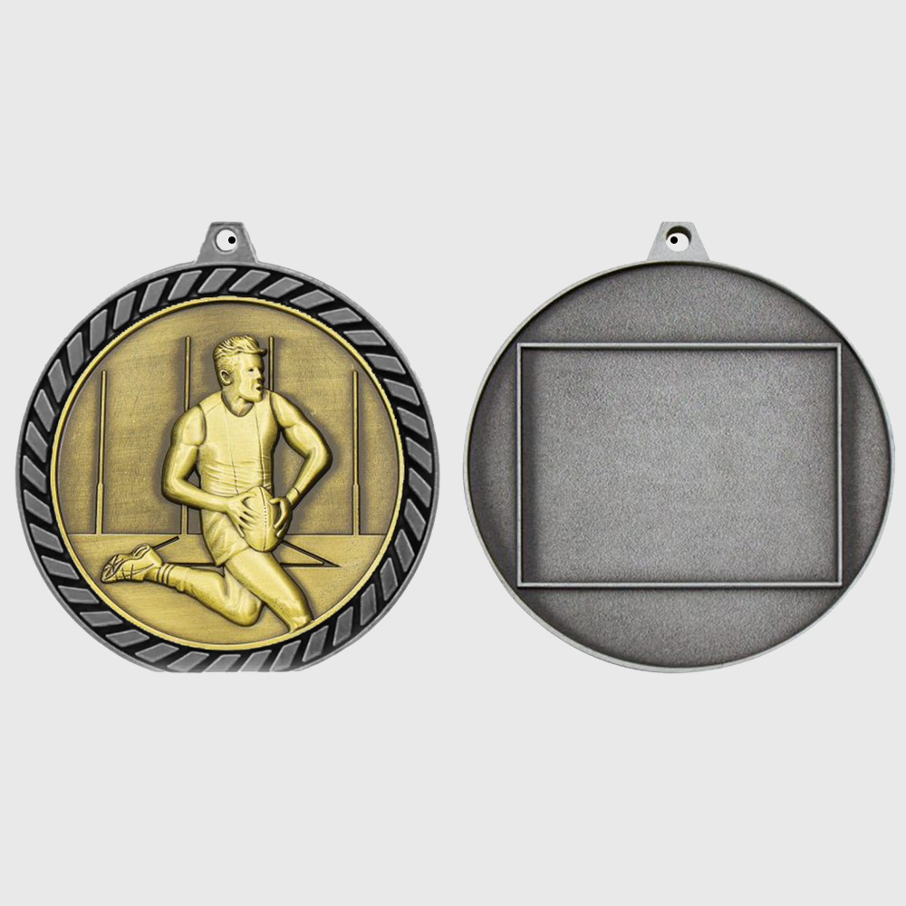 Venture AFL Male Medal Silver 60mm