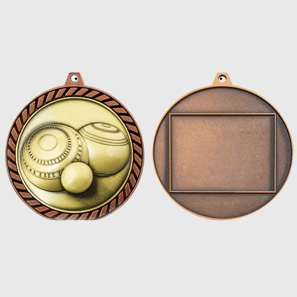 Venture Lawn Bowls Medal Bronze 60mm