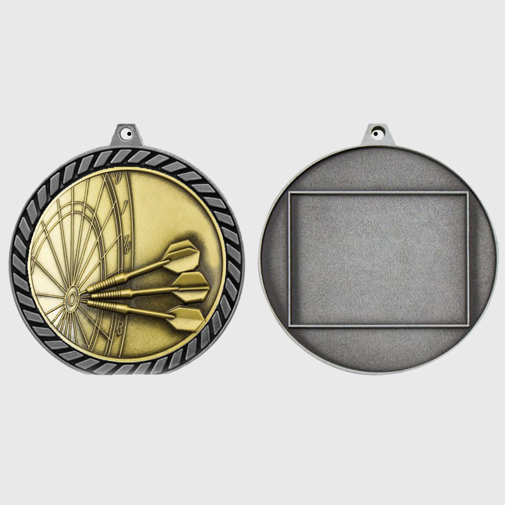 Venture Darts Medal Silver 60mm