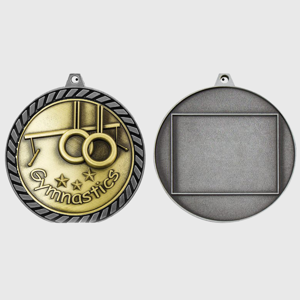 Venture Gymnastics Medal Silver 60mm