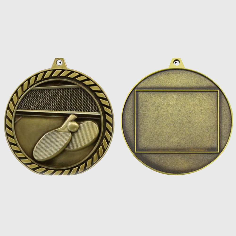 Venture Table Tennis Medal Gold 60mm