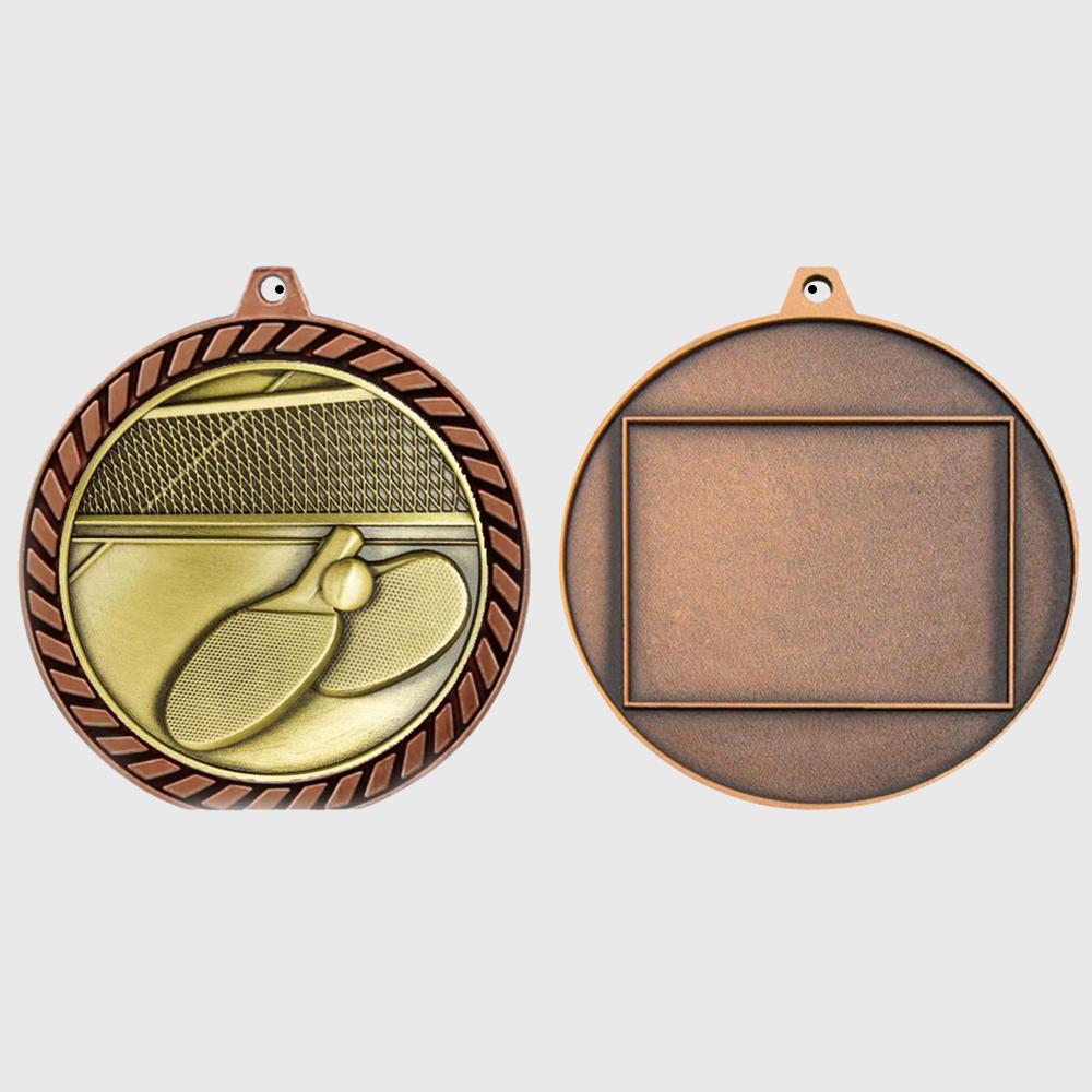 Venture Table Tennis Medal Bronze 60mm