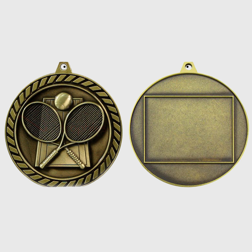 Venture Tennis Medal Gold 60mm