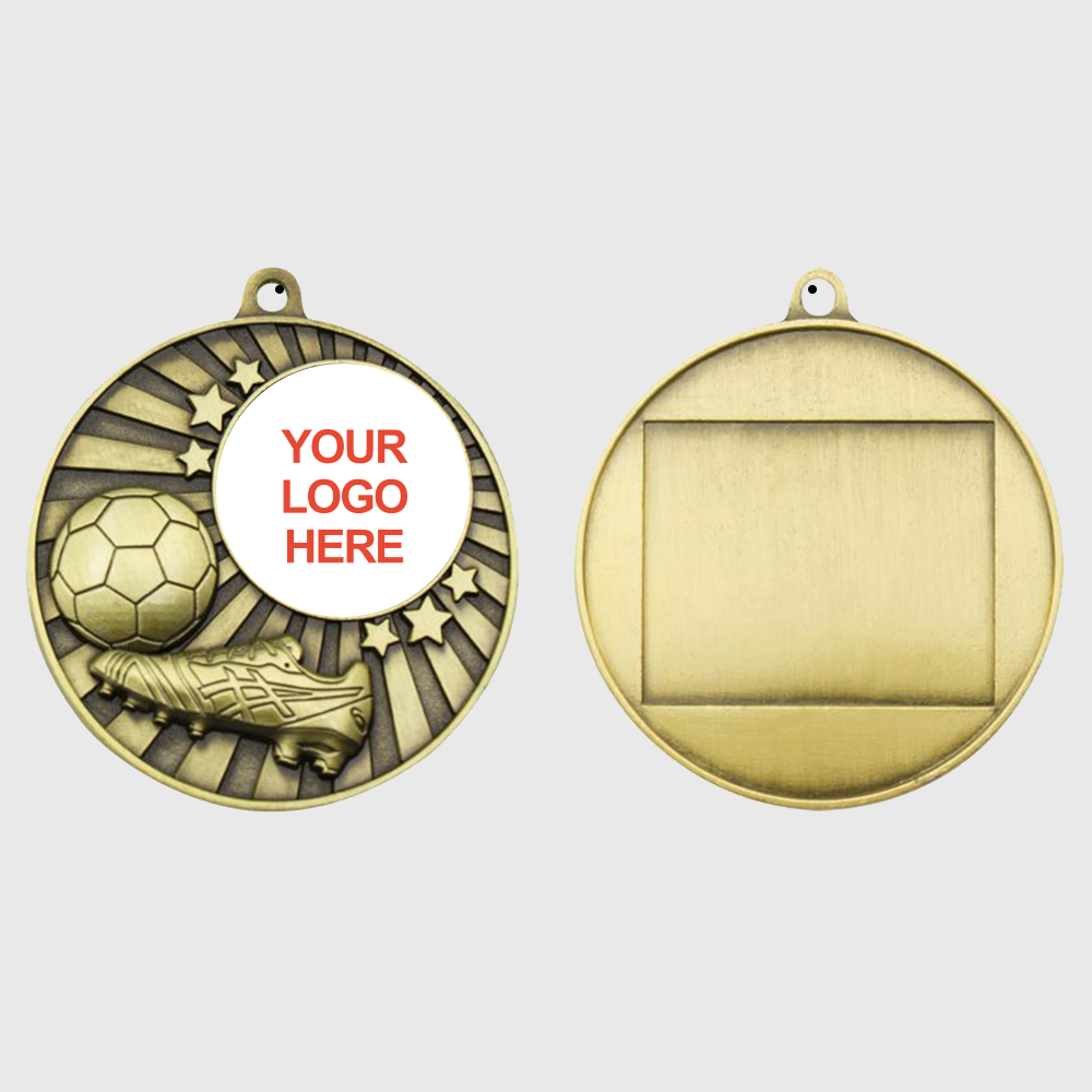 Impact Soccer Logo Medal Gold 50mm