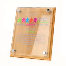 Bamboo Floating Plaque 250mm