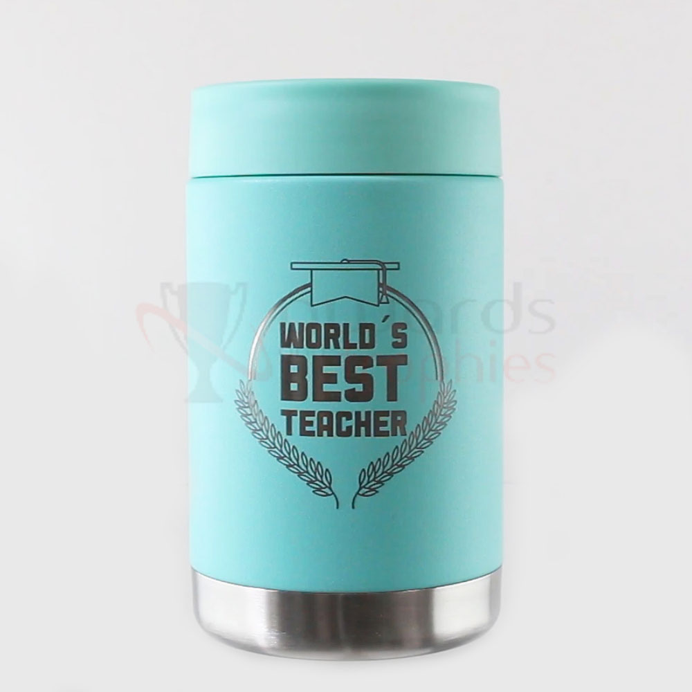 Insulated Can Caddy - Aqua