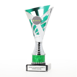 Palma Cup Silver/Green 200mm