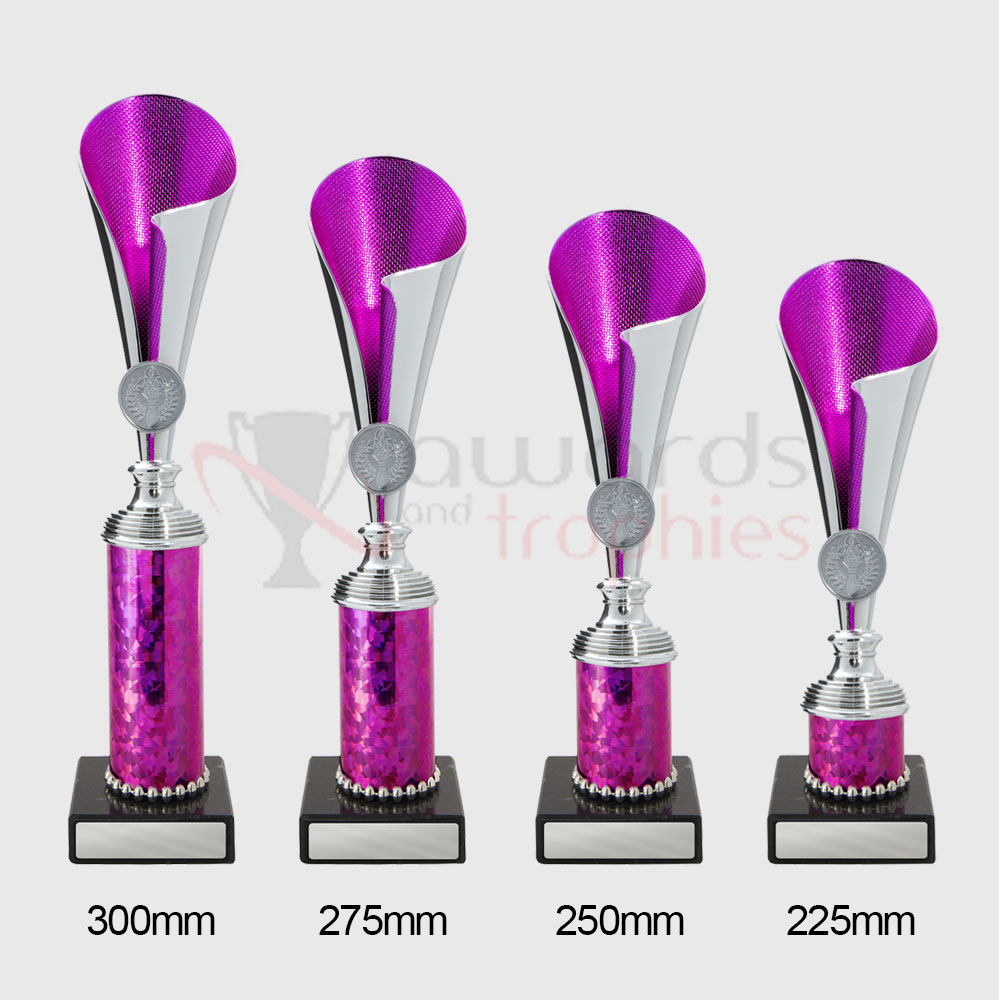 Capri Cup Silver/Pink 300mm