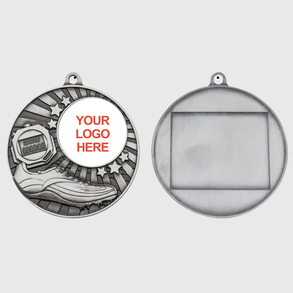 Impact Athletics Personalised Medal Silver 50mm