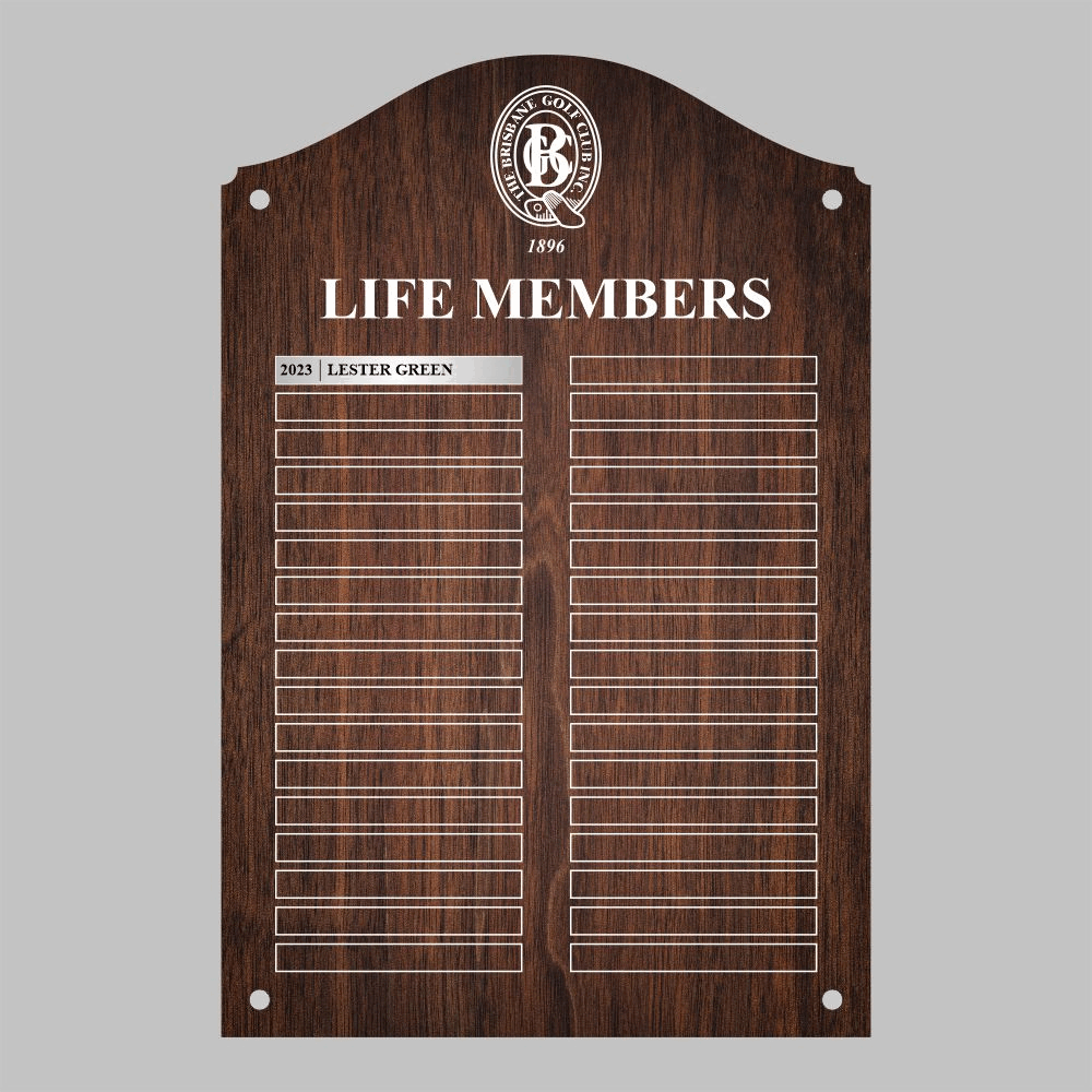 Evolution Printed Acrylic Honour Board 900x600mm