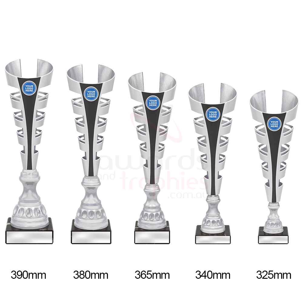 Gauntlet Cup Silver/Black 325mm