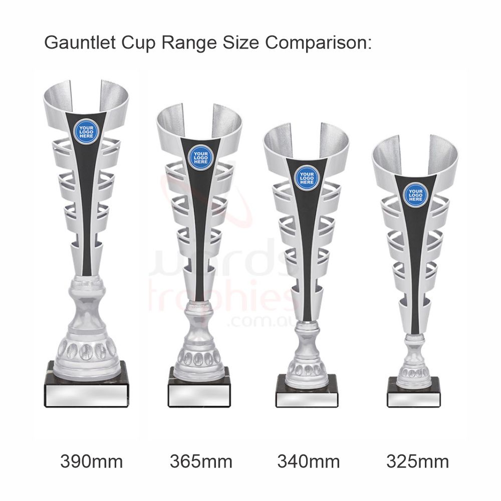 Gauntlet Cup Silver/Blue 365mm