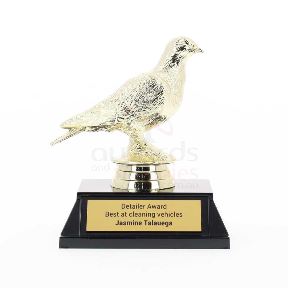 Pigeon Figurine on Base 115mm