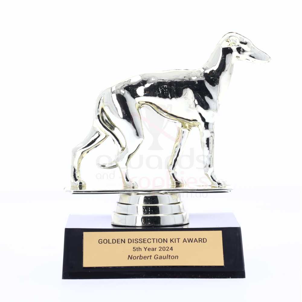 Greyhound Figurine on Base 115mm