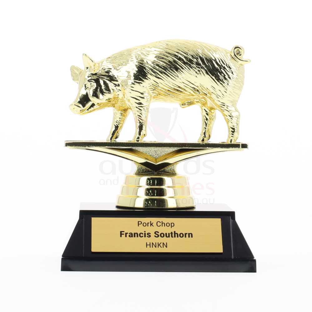 Pig Figurine on Base 105mm