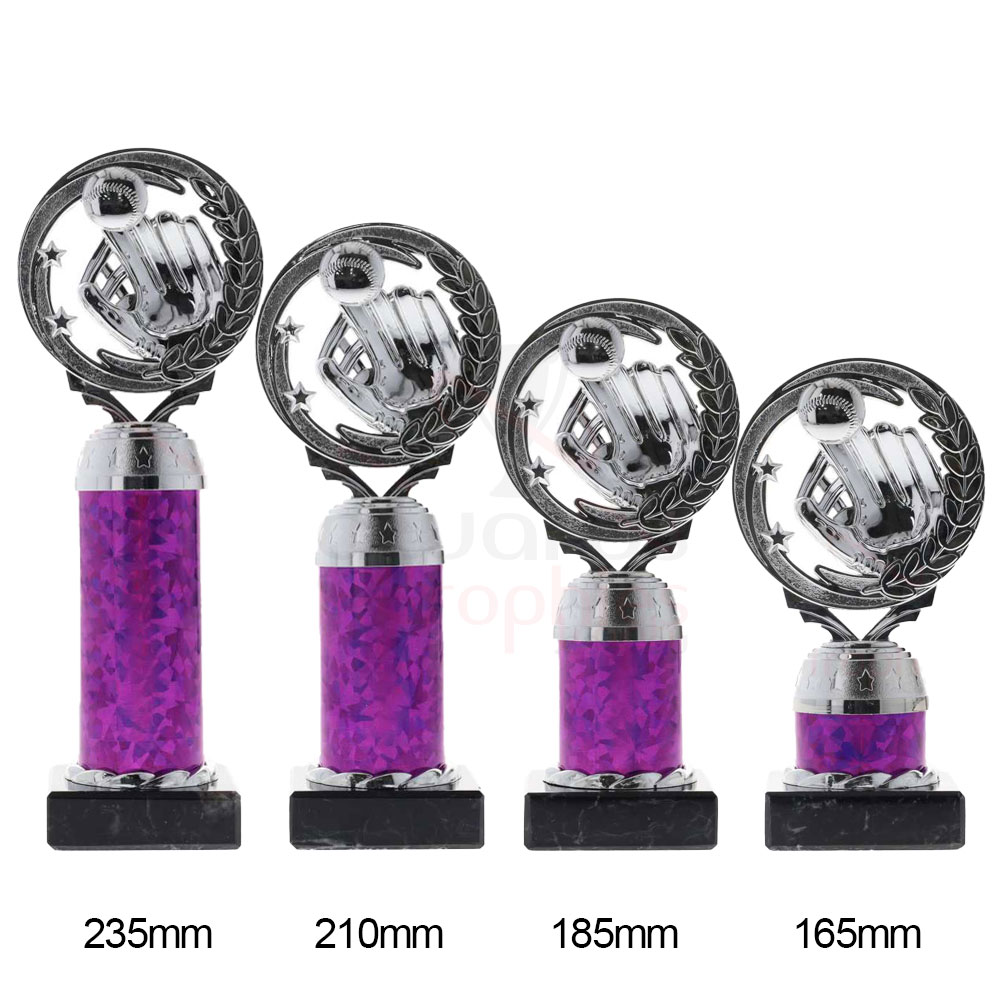 Baseball Torch Silver/Purple 210mm