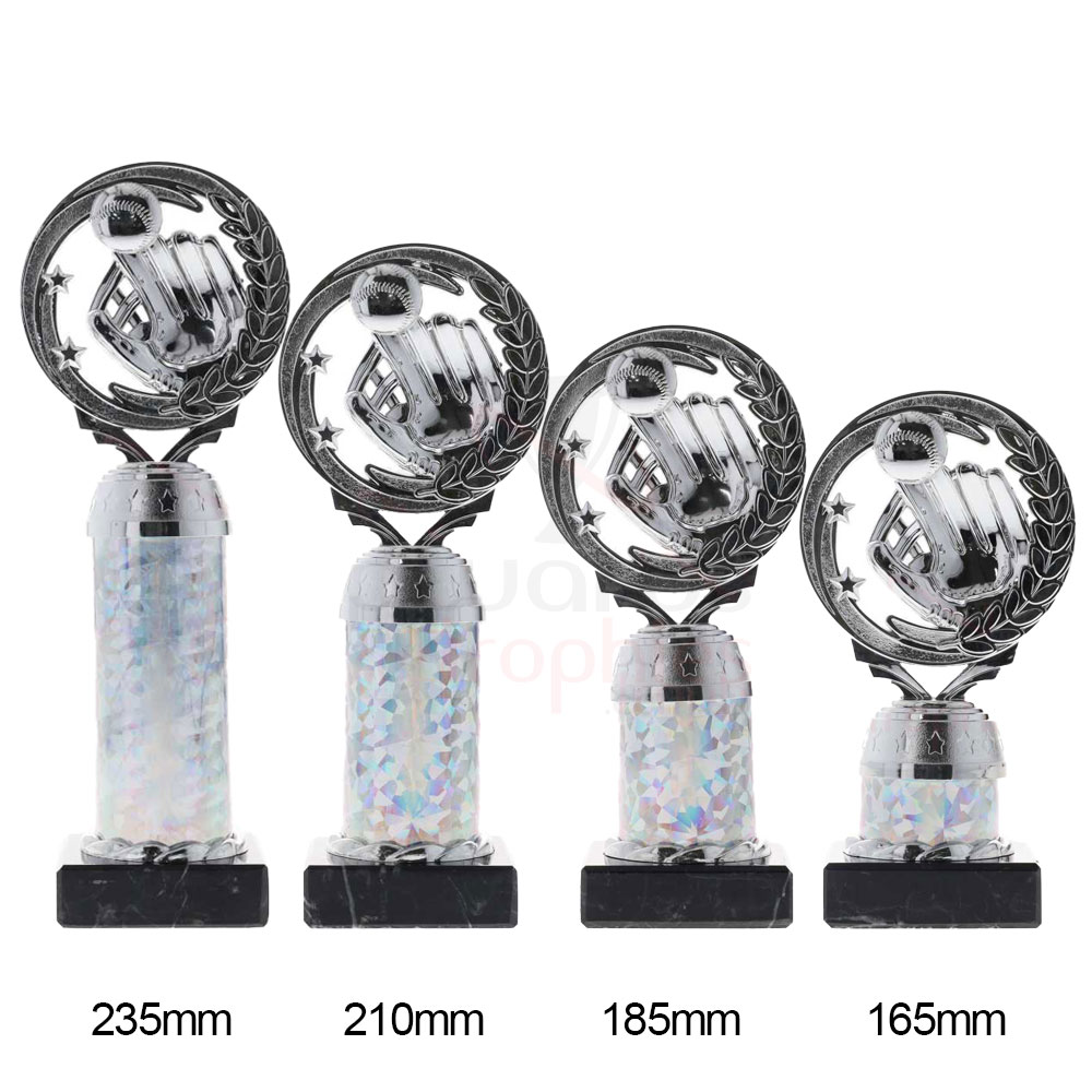 Baseball Torch Silver 185mm
